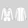 Costumes masculins White Slim Fit Wedding Groom Wear Tuxedos Prom Party 2 Pieces (Jacekt Pantalon) Bridegroom Men Man Blazer