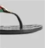 Sandales de plage célèbres Designer Femmes Slipper Sliders tongs Tiger Herringbone Flat Bottom Tlides Mans Rubber Sole Web Multicolour Sh037 H4
