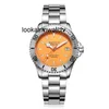 Desginer Mechanical Automatic Watch Men Dolphin Automatic Dive Dial Orange