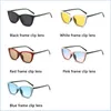 Cat Eye Women Myopia Sunglasses 6 In 1 Polarized Magnetic Clip On Glasses Optical Prescription Eyeglass Frames 240418