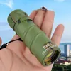 8x21 Monocular Telecope HD Mini Poorce Mini Pocket Мощный красная пленка Low Light Night Vision Телескоп для отдыха для кемпинга