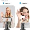 Selfie monopods rastreamento automático titular de telefone Auto rastreamento de face 360 rotação rápida rastreamento de objeto rastreamento robô de câmera y240418