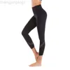 Desginer Alooo Yoga Aloe Pant Leggings Nude Fitness Womens High Waist Sports Tight Capris Collar Running Peach Hip Lift Pants