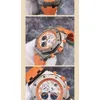 Designer Watch luxe automatische mechanische horloges 26217bc platina chronograaf heren VIP Limited 12 stuks beweging polshorlogespatch
