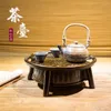 Tea Trace Classical Tray Zestaw japońskiej ceremonii Bamboo Tkaing Koszyk lakier chiński Stół czajnika