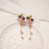 Dangle Earrings 12pairs MIX Youth Cute 3D Fruit Selling Cherry Grape Strawberry Gift For Girlfriend