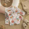 One-Pieces Ma Baby 1-5Y toddler baby swimsuit childrens printed zippered swimsuit long sleeved beach suit summer swimsuit Q240418