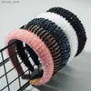 Bands de caoutchouc à cheveux Solid Crystal Perons de cheveux pour femmes filles Hair Hoop Headswear Fashion Clolorful Bands à la main