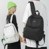 Sırt çantası sıradan öğrenciler sırt çantaları naylon erkekler kadınlar büyük kapasiteli çift okul çantası erkekler moda su geçirmez anti -hırsızlık seyahat çantaları