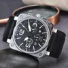 Bell and Ross New Bell Watchs Global Limited Edition Business Business Chronograph Ross Luxury Date Fashion Casual Quartz Mens Watch Bn02 Высокое качество