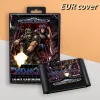 Cartes pour Xeno Crisis Xenocrisis Eur Cover 16bit Retro Game Cartridge pour Sega Genesis Megadrive Video Game Consoles