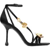 Hot Square Gold Rose High Heels Womens Slender Celebrity Style Banquet One Line Buckle Women Stiletto Sandals Summer Sandal 240228