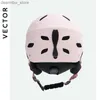 Capitões de ciclismo máscaras vetor homem mulher snowboard snowmobile capacete de esqui cE CE CETIFICAÇÃO adulta Skate à prova de vento skate Snow Sport Sports Celmets de ciclismo L48