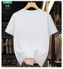 T-shirts pour hommes hommes plus taille à manches courtes à manches lâches de mode décontractée O-cou t-shirt 150kg 12xl