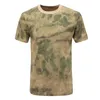 T-shirts masculins et armée féminine Camouflage vert Camouflage 3D T-shirt Parent-Child Vêtements de cou rond décontractés chemise d'été pour hommes