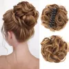Hair Clips Messy Bun Extensions Curly Wavy Scrunchies For Women Girls Large Synthetic Updo Claw Clip Chignons