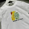 Lüks Bebek T-Shirt Çocuk Tasarımcı Giysileri Renkli Logo Kızlar Kısa Kollu Boyut 100-150 cm Erkekler Tees Yaz Çocuk Tshirt 24 Nakara