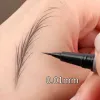 Potenziatori duri per sopracciglio liquido matita 0,01 mm contorno ultrafino sdraiato eyeliner eyeliner impermeabile non manduto a goccia liscia per sopracciglia