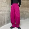 Men's Pants PFNW Chic Flare Personality Male Korean Style Casual Solid Color Pocket Lantern Leg Trousers Spring 2024 9C4002