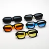 Sunglasses Classic Colorful Square 2024 Fashion Retro Trend Street Shooting Versatile Accessories Party Hip Hop Glasses Female