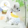 Dog Apparel Pet Dress-up Accessories Skin-friendly Pets Loungewear Stylish With Traction Ring Pulling Cord Button For Small