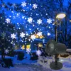 Snowflake Projection Light Snow Outdoor Waterproof Chatter Dekorationer Festlig atmosfär Julprojektorbelysningar 240409