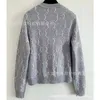 Kvinnors stickor Tees Designer Double G Round Neck Sticked Cardigan Top Women's Small Coat Tidig vår Ny 2024 Style Wool tröja WNNP