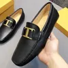 Design men cow leather Slip-on dress Doug shoe Fashion formal Suit Golden Buckle Loafers Moccasins Flats Business Office Shoe Casual men Suede Flat shoe,38-45