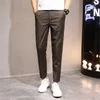 Мужские брюки Mrmt 2024 бренд брюки Casual Bloys Корейский стиль не железной драпировки Слим девять очков молодежи
