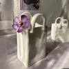 Nordic Portable Vase Ceramic Flower Modern Home Decor Accessories Living Room Decoration Garden Bedroom Ornaments 240411