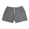 Underpants Home Shorts Männer plaid klassischer Boxer kämmte männliche atmungsaktive Familienankunft hohe Qualität