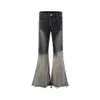 Jeans de brote de color de gradiente de la calle para hombres y mujeres Ropa hombre y2k pantalones de mezclilla de granos de gran tamaño 240415