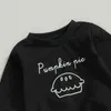 Clothing Sets Pudcoco Infant Born Baby Boys 2PCS Halloween Pants Long Sleeve Letter Tops Pumpkin Print Drawstring 0-24M