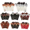 22pcs Make -up Pinsel Sets Professionelle Fundament Fundament Pulver Pulver Lidschatten Augenbrauen Kontur Lippen Mehrzweckkosmetik Make -up -Pinsel -Kit