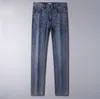 Diseñador de jeans para hombres Diseñador de primavera/verano Blue Gray Light Tubo recto de lujo Comercio elástico gran tamaño de tamaño gran tamaño 29-42 FP0Q DCCC