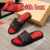 Med Box Designer Sandals Slipper Flat Slippers Flip Flop Spikes Pantoufle Studded Rivet Slide Slide Platform Mules Men Women Classic Thick Rubber Sole Slider