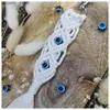 КЛАЧЕСНЫЕ ЛАНАРДЫ Macrame Tassel Lucky Eye Buechain Blue Turkish Chee Eye Key Chain для женщин мужской ювелирные изделия для подвесной сумки Аксессуары декор подарки Y240417