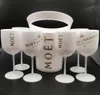 Ice skopor och kylare med 6 st vitt glas Moet Chandon Champagne Glass Plastic7571951