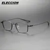 Solglasögonramar Eleccion Japanese Brand Designer Titanium Glasses Frame Men Optical Full Rim Eyeglasses Myopia SPELACLES ACT-TEN TEN