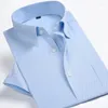 Herren Casual Shirts Ankunft Klassiker Stil Solid Color Männer Twill Kleidergeschäft formelles Hemd für die Arbeit tragen