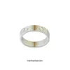High -End -Designer -Schmuckringe für Frauen Carter gegen Gold Liebesring Paar Ring Dicke elektroplierte Roségoldkette Original 1: 1 mit echtem Logo