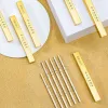 Wzmacniacze podwójnie zakończone naturalny ołówek do brwi odpowiedni dla różnych rodzajów skóry kosmetyki antyperspirantu 0,3 g 24K złota ołówek do brwi piękno