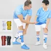 Guardas da canela de futebol juvenil para crianças bezerro infantil Equipamento de futebol protetora Papots de mangas de panturrilhas Proteção para meninos crianças crianças adolescentes adultos adultos