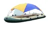 24 personnes Boat gonflable Kayak Rowing Boat auvent Antiuv Sun Shade Shelter Rain Couverture de pêche tente 4100252