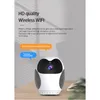 1080p WiFi IP Camera Câmera de segurança doméstica OWL CCTV Visão noturna Detecção de movimento e segurança Alarme Câmera interna Conversa