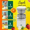 Juicers Electric Orange Juics Juicer USB -Ladung Orangensaftungssafter Mischsaft Mixer Automatisch Frisch -Juicer Y240418