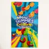 Groothandel zipper gummies verpakkingszakken hersluitbare mylar tassen geur proof tassen stand-up ziplock voedselopslag folie zacht zakje 10*17 cm