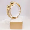 Braccialetti oro di bracciale braccialetti design rotondo design di gioielli semplici per ragazze regali d'argento di alta qualità