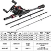 Sougayilang Gussrolle und Stab Set 1,8 m 2,1 m Kohlefasergussköderstange Max Drag 8 kg für Basspike Forellenfischerei Tackle 240416