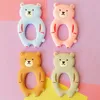 510pcs Bear Silicone bébé teether rongeur